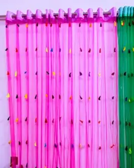Tarsel Curtains Hot Pink